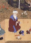 The Poet Nizami sits in the highest rank among the great Persian poets of the past unknow artist